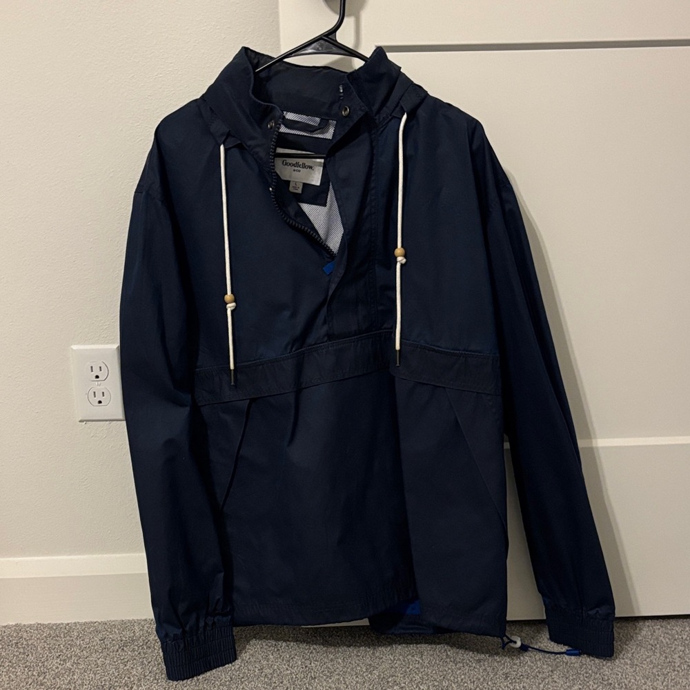 Goodfellow & Co Dark Blue Windbreaker Jacket